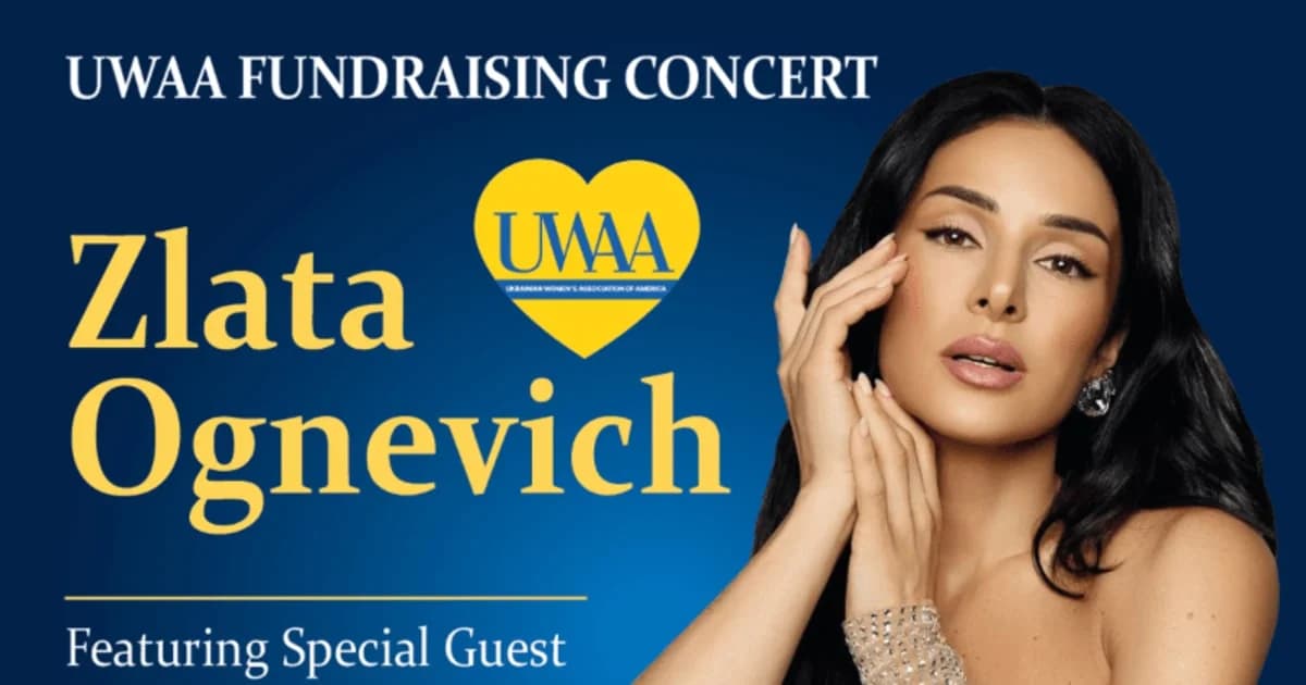 UWAA Fundraising Concert — Zlata Ognevich