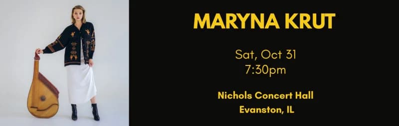 Maryna Krut (bandura, Ukraine) — Live in Evanston