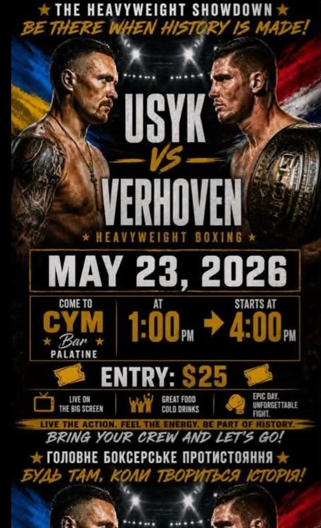 Usyk vs Verhoven
